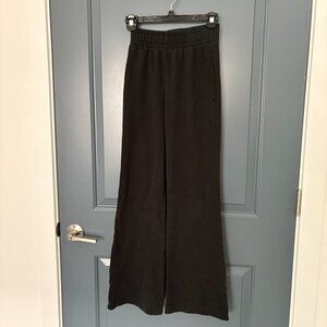 Women's black bootcut sweatpants. Great for working out or Fall/winter time